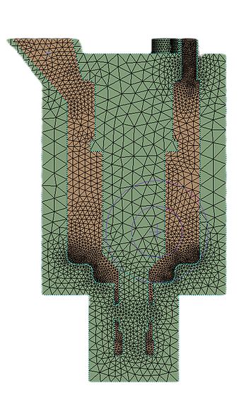 Mold and casting study figure